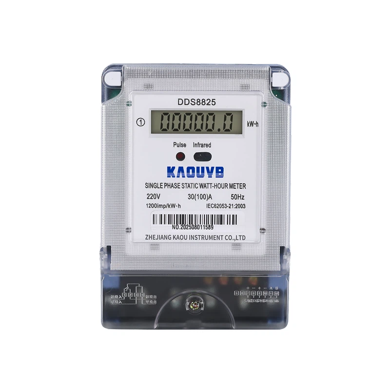 Jednofázový elektromer s Rs485